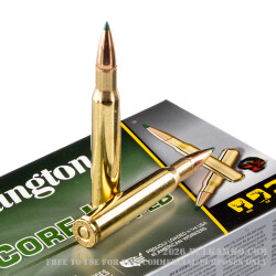200 Rounds of 30-06 Ammo by Remington Core-Lokt Tipped - 150gr Polymer Tipped