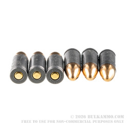 50 Rounds of 9mm Ammo by Wolf Performance - 115gr FMJ 50 Rounds of 9mm Ammo by Wolf Performance - 115gr FMJ