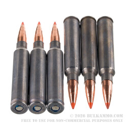 20 Rounds of 7mm Backcountry Ammo by Federal Fusion Tipped - 175gr Bonded Polymer Tipped