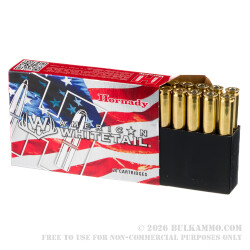 200 Rounds of 30-06 Springfield Ammo by Hornady American Whitetail - 180gr InterLock SP