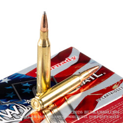 20 Rounds of 25-06 Remington Ammo by Hornady American Whitetail - 117gr InterLock