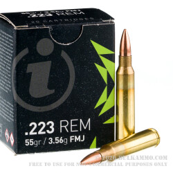 1000 Rounds of .223 Ammo by Igman - 55gr FMJ 1000 Rounds of .223 Ammo by Igman - 55gr FMJ
