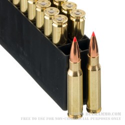 200 Rounds of .308 Win Ammo by Hornady BLACK - 155gr ELD Match