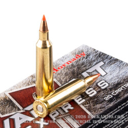 20 Rounds of .22-250 Rem Ammo by Hornady Varmint Express - 55gr V-MAX
