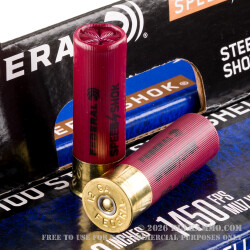 100 Rounds of 12ga Ammo by Federal Speed-Shok - 1 1/4 ounce BB steel shot
