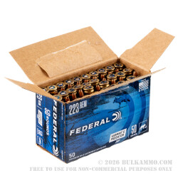 500  Rounds of .223 Ammo by Federal - 50gr JHP