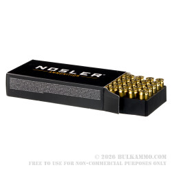 50 Rounds of Match Grade .45 ACP Ammo by Nosler Ammunition - 230gr JHP