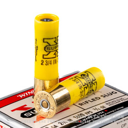 250 Rounds of 20ga Ammo by Winchester - 3/4 ounce Rifled Slug