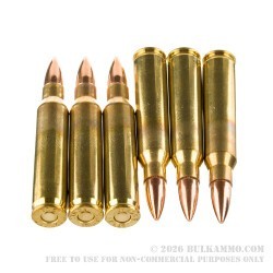 30 Rounds of 5.56x45 Ammo by Sterling - 55gr FMJ