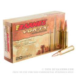 20 Rounds of 7 mm Rem Mag Ammo by Barnes - 160gr TSX 20 Rounds of 7 mm Rem Mag Ammo by Barnes - 160gr TSX