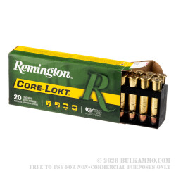 20 Rounds of .45-70 Ammo by Remington Core-Lokt - 405gr SP