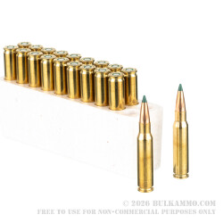 20 Rounds of .308 Win Ammo by Black Hills Gold - 155gr TMK
