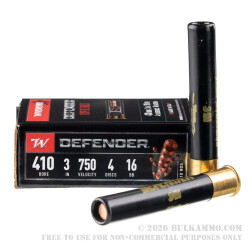 10 Rounds of .410 Ammo by Winchester Elite -  Plated Disc PDX1 Buckshot