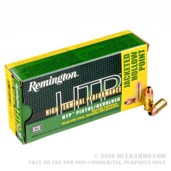500  Rounds of .380 ACP Ammo by Remington - 88gr JHP