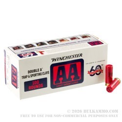 200 Rounds of 12ga Ammo by Winchester AA - 1-1/8 ounce #8 shot