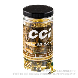 400 Rounds of .22 LR Ammo by CCI Clean-22 Realtree - 40gr LRN