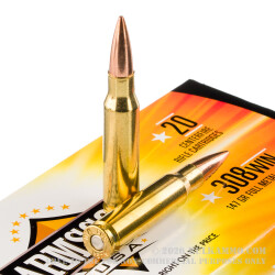 20 Rounds of .308 Win Ammo by Armscor - 147gr FMJ