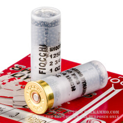250 Rounds of 12ga Ammo by Fiocchi - 1 ounce #8 shot