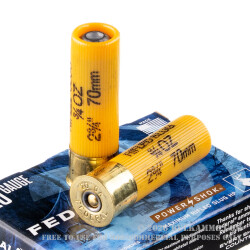 250 Rounds of 20ga Ammo by Federal Power Shok - 2-3/4" 3/4 ounce Rifled Slug