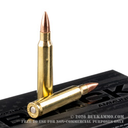 200 Rounds of .223 Ammo by Hornady BLACK - 62gr FMJ