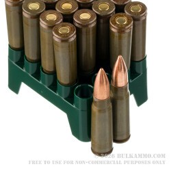 20 Rounds of 7.62x39 Ammo by Kaiser - 123gr FMJ