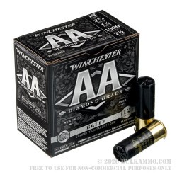 25 Rounds of 12ga Ammo by Winchester AA Diamond Grade - 1 1/8 ounce #7 1/2 shot