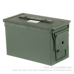 12 Brand New Mil-Spec 50 Cal M2A1 Green Ammo Cans 12 Brand New Mil-Spec 50 Cal M2A1 Green Ammo Cans