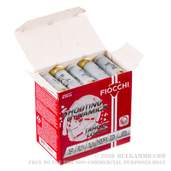 250 Rounds of 12ga Ammo by Fiocchi - 1 1/8 ounce #7 1/2 shot