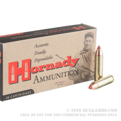 20 Rounds of .450 Bushmaster Ammo by Hornady Custom - 250gr FTX