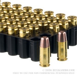 50 Rounds of 9mm Ammo by Speer Lawman RHT - 100gr Frangible