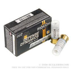 250 Rounds of 12ga Ammo by Fiocchi Low Recoil - #1 Buck