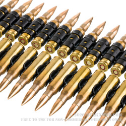500 Rounds of 7.62x51 Linked Ammo by Sellier & Bellot - 147gr FMJ M80