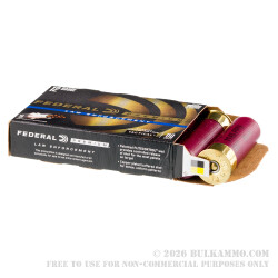 5 Rounds of 12ga Ammo by Federal LE with FliteControl Wad-  00 Buck