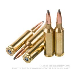 20 Rounds of 6mm Creedmoor Ammo by Remington Core-Lokt - 100gr PSP