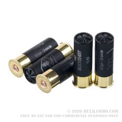 25 Rounds of 12ga Ammo by Rio Royal - #1 Buck