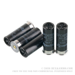 250 Rounds of 12ga Ammo by Remington Sportsman Hi-Speed Steel - 1 ounce #6 steel shot