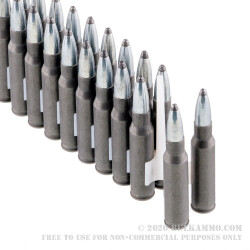 20 Rounds of .308 Win Ammo by Tula - 165gr SP
