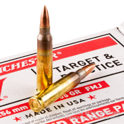 600 Rounds of 5.56x45 Ammo by Winchester USA - 55gr FMJ