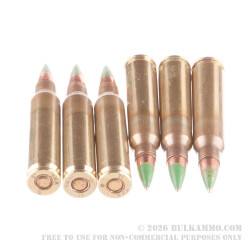 1000 Rounds of 5.56x45 Ammo by Winchester - 62gr FMJ Green Tip 1000 Rounds of 5.56x45 Ammo by Winchester - 62gr FMJ Green Tip