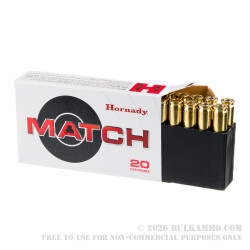 20 Rounds of 6.5 Creedmoor Ammo by Hornady - 147gr ELD Match