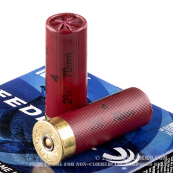 250 Rounds of 12ga Ammo by Federal Game-Shok - 2-3/4" 1-1/8 ounce #4 shot