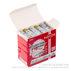 25 Rounds of 12ga Ammo by Fiocchi - 1 ounce #7 1/2 shot