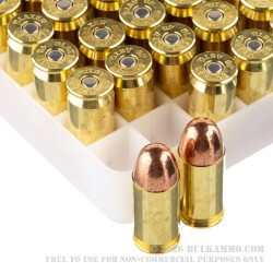 50 Rounds of 45 ACP Ammo by Blazer Brass Clean-Fire Suppressor - 230gr TMJ