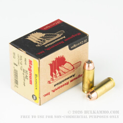 20 Rounds of .50 AE Ammo by Magnum Research - 300 gr JHP