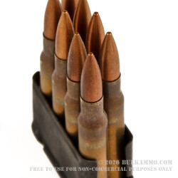 320 Rounds of 30-06 Springfield M1-Garand Ammo by Pakistani Surplus - 150gr FMJ