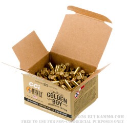 275 Rounds of .22 LR Ammo by CCI Henry Golden Boy Edition - 36gr CPHP