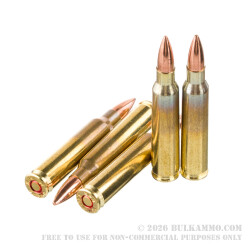30 Rounds of 5.56x45 Ammo by BPS - 55gr FMJ