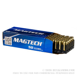 50 Rounds of .40 S&W Ammo by Magtech - 160gr Semi-Wadcutter