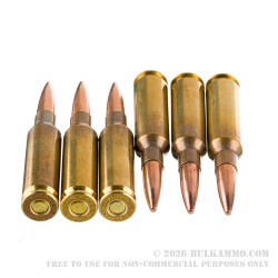20 Rounds of 6.5 Creedmoor Ammo by Aguila - 140gr FMJBT 20 Rounds of 6.5 Creedmoor Ammo by Aguila - 140gr FMJBT
