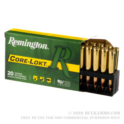 200 Rounds of 30-06 Springfield Ammo by Remington - 180gr PSP